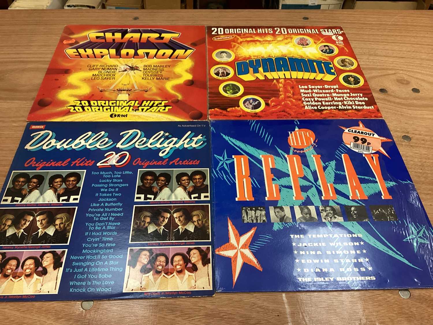 Box of LP records including Smokie, Slade, Shadows, Fergal Sharky and compilations - Image 37 of 38