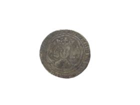 G.B. - Silver hammered London Groat Edward III Treaty Period m/m cross potent (N.B. Lightly clipped)