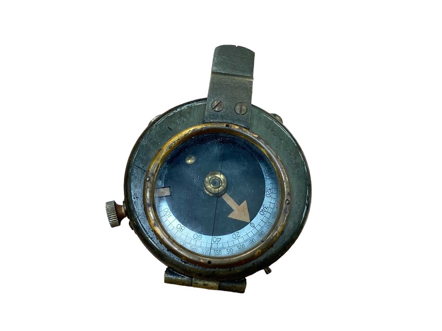 First World War 1915 Officers compass in case cannon shell - Image 2 of 4