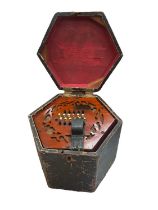 Victorian concertina in original box