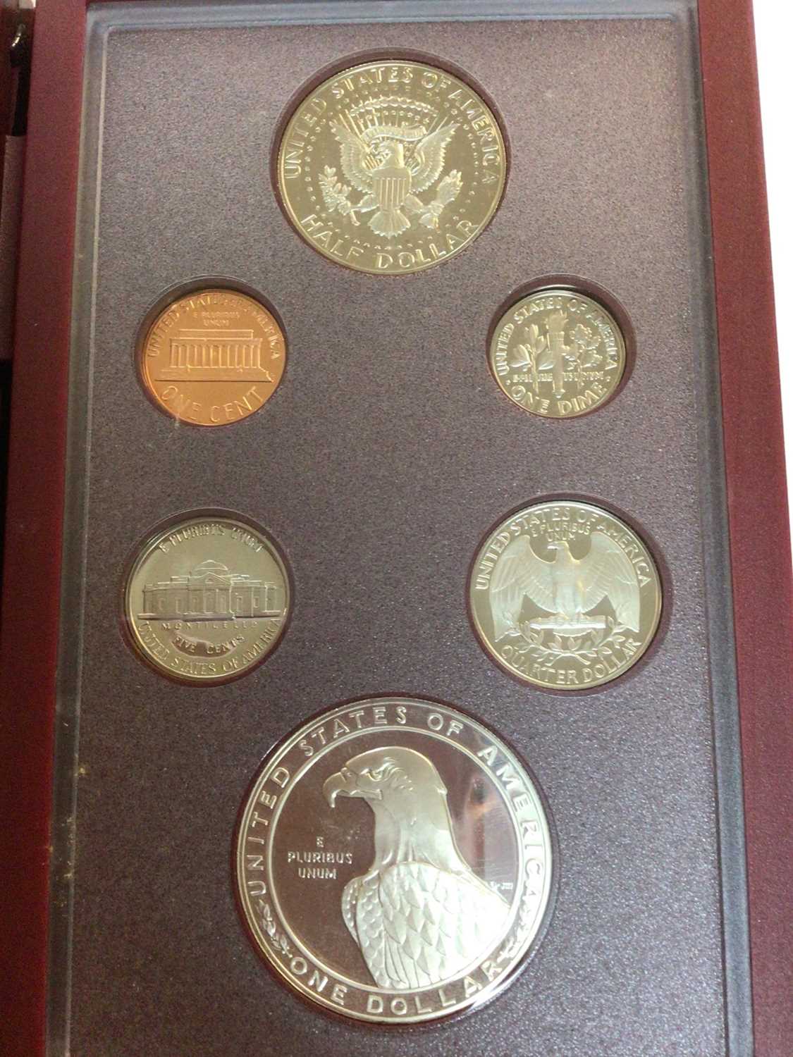 World - Mixed coins to include Elizabeth II 1oz fine proof platinum Noble 1983 (N.B. Uncased & witho - Image 3 of 7