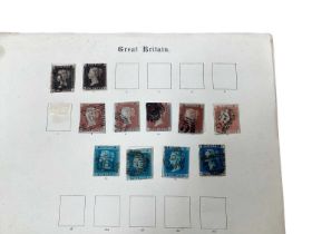 Stamps - GB & World selection in albums and loose including GB 1840 1d black (x2) 1d plates, surface