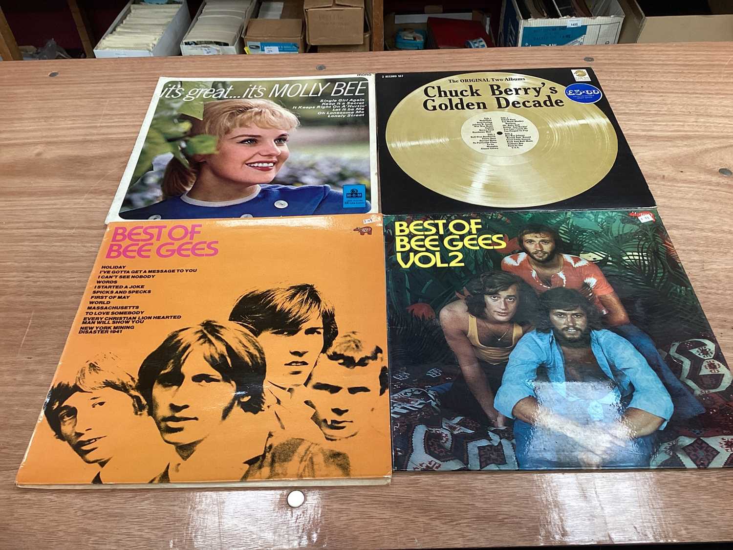 Three retro storage units of LP records including Pat Benatar, Cliff Bennet and the Rebel Rousers, T - Image 10 of 26