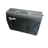 Fender Ultimate Chorus guitar amplifier, model PR 204, with protective cover