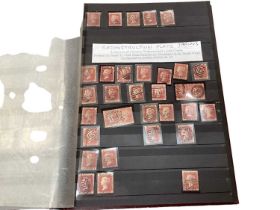 Stamps G.B. collection in stockbooks and album