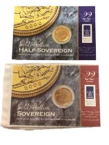 G.B. - Gold Sovereign & Half Sovereign Elizabeth II 2000 UNC (N.B. In sealed packs) (2 coins)
