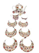 Royal Crown Derby Imari teaset