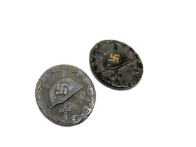 Two Nazi wound badges