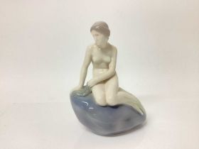 Royal Copenhagen Mermaid figure