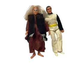 Mego Corps action Figures including Batman, Battlestar Galactica, Star Trek, Planet of the Apes and