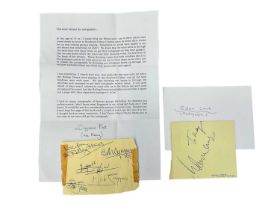 Autographs to include Rolling Stones including Mick Jagger, Bill Wyman, Keith Richard, Brian