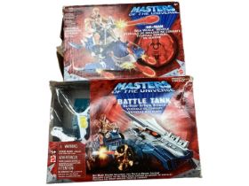 Mattel Masters of the Universe Battle Tank & He-Man War Whale Vehicle & Matchbox Armoured Cruiser (3