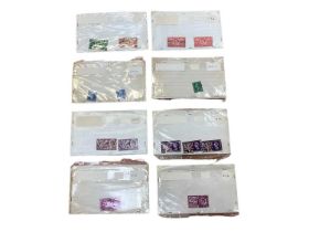 Box of GB pre decimal stamps and later in packets