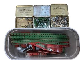 Selection of loose Meccano (qty)