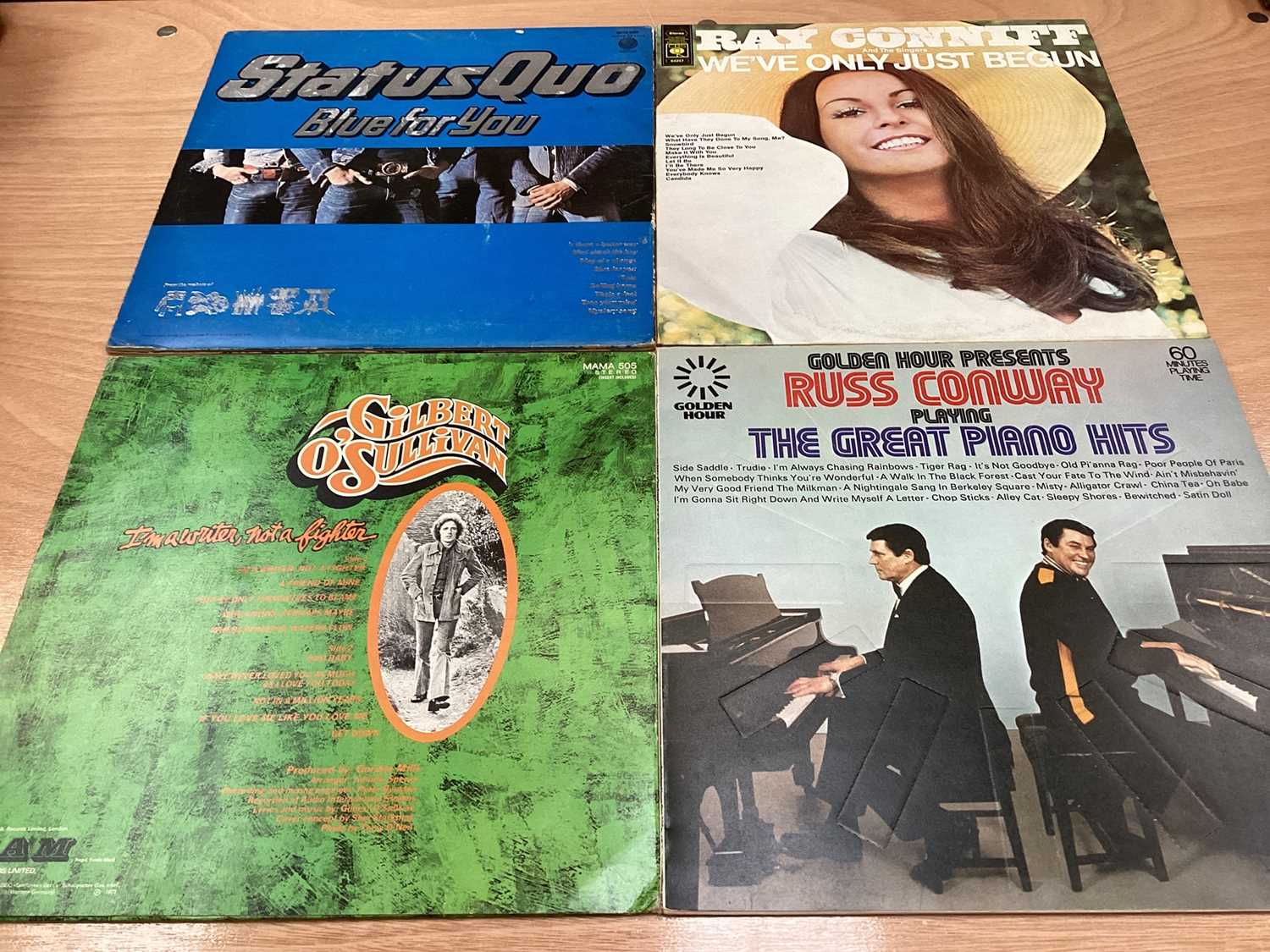 Two vintage cases of LP records, 78's and 45's including Ray Conniff, Deep Purple, ABBA, Petula Clar - Image 3 of 11