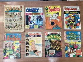 Mixed Comics, to include Harvey Comics Richie Rich and Casper, Secrets of the Unknown, First Love, B
