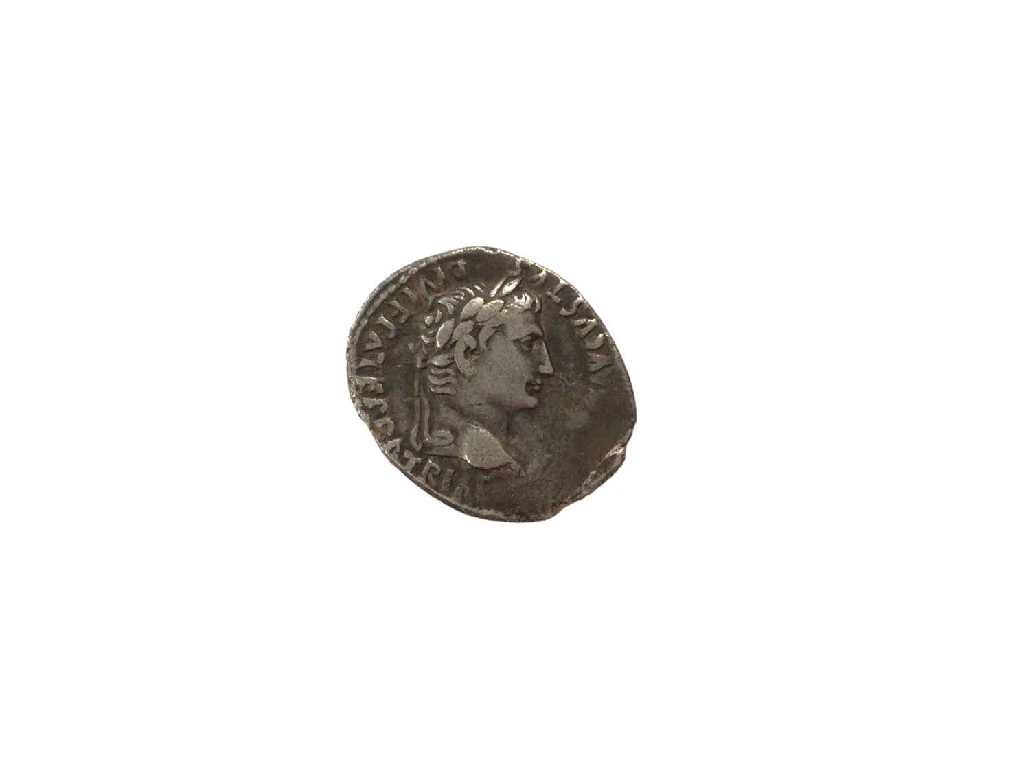 Roman - Silver Denarius Augustus, Mint of Lugdunum 2 BC - AD 4 Rev: Gaius & Lucius Caesars standing