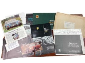 Collection of 1960s and 70s Jaguar and Daimler sales brochures, price lists and related ephemera, to