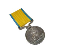 Victorian Baltic medal privately named to J. Mines. R.M. H.M.S. Majestic.