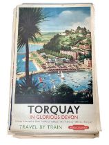 Original British Railways poster for Torquay, printed by Astral Arts Group, 101cm x 63cm