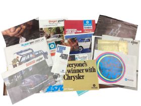 Collection of 1960s and 70s Rootes Group sales brochures to include Hillman, Humber and Sunbeam (app