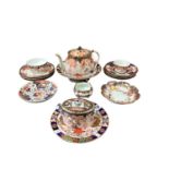 Royal Crown Derby Imari pattern tea wares
