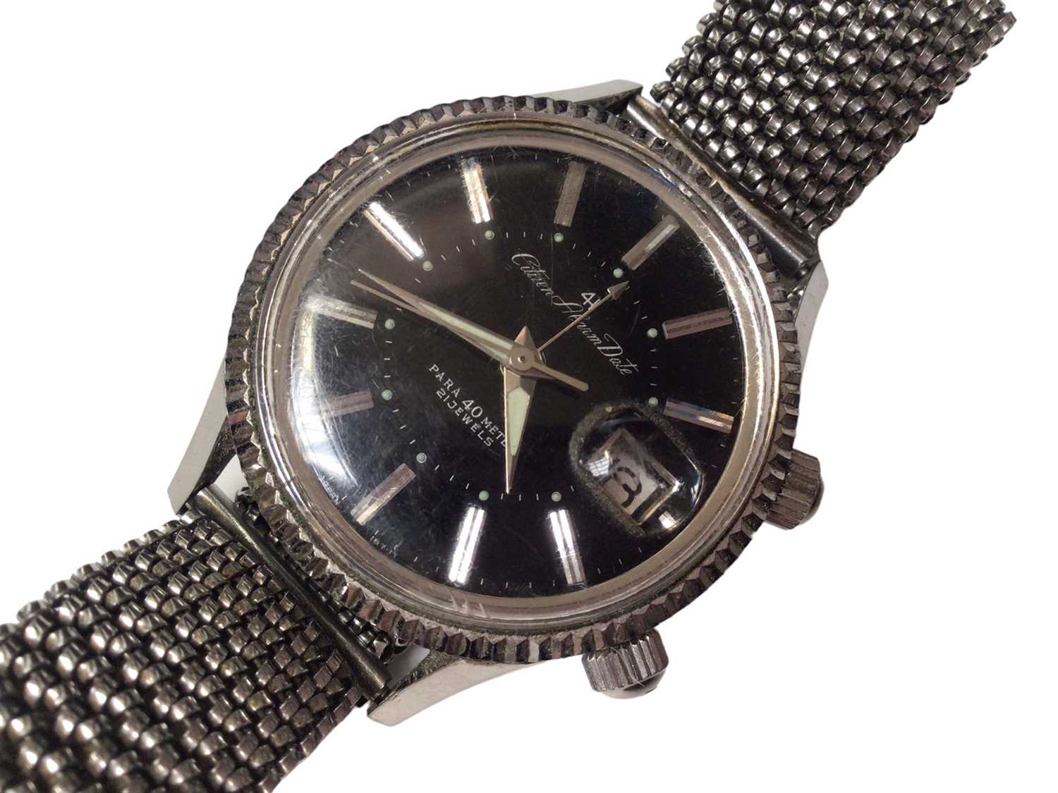 Gentlemen's Citizen Alarm Date stainless steel wristwatch - Image 3 of 4