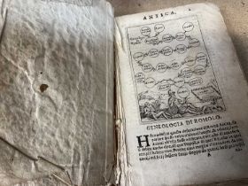 Pompilio Totti - Ritratto di Roma antica, 17th century frontis pages missing, but otherwise appear