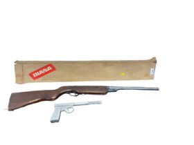 Diana Series 70, Model 74 .177 calibre air rifle in box together with a GAT .177 calibre air pistol