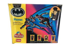 Selection of Batman merchandise, on card with bubblepacks (qty)