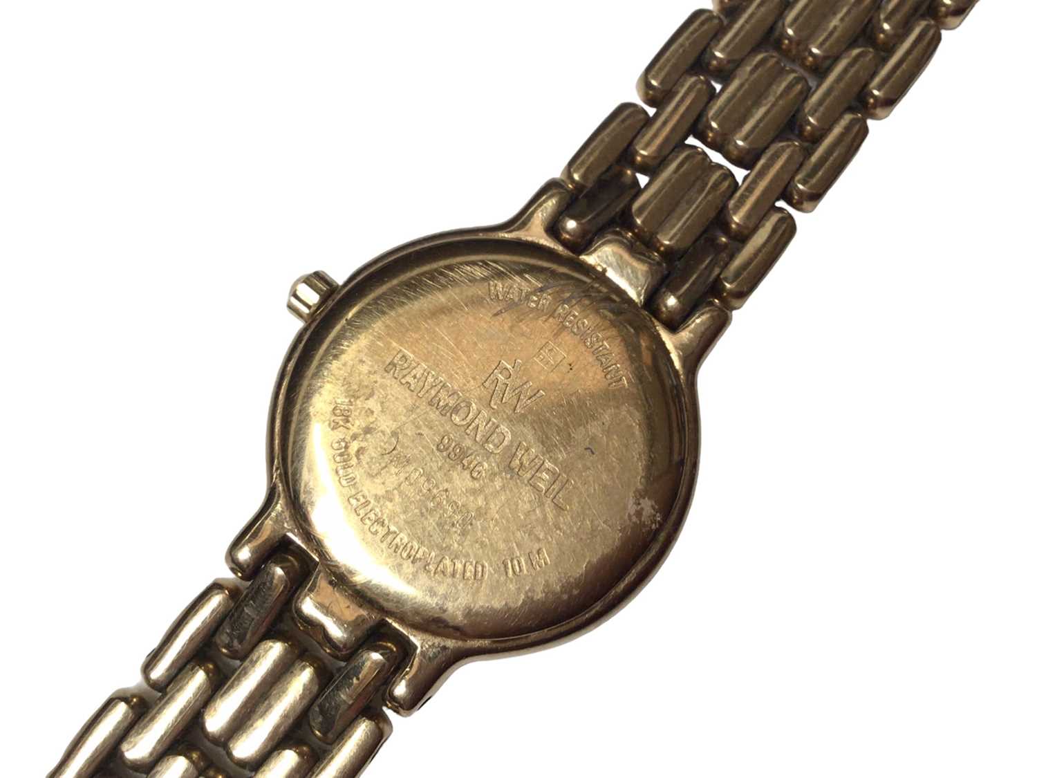 Raymond Weil gold plated ladies wristwatch - Image 4 of 4