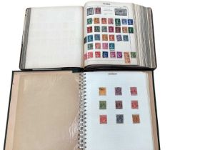 Stamps World selection in albums including early Triumph album, loose and in packets ,covers
