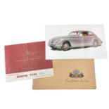 1950s Bristol Type 401sales brochure and 1930s/40s Rover sales brochure (2)