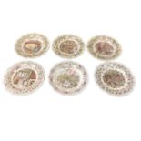 Group of various Royal Doulton Brambly Hedge pattern plates.
