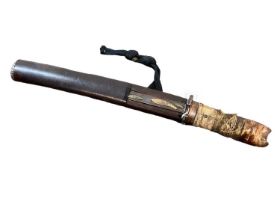 19th century Japanese Tanto dagger with sheath