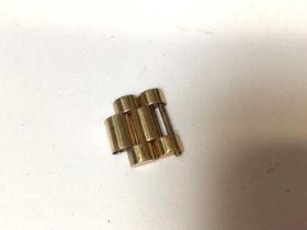 Rolex 18ct gold links for a watch bracelet