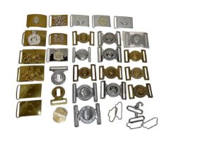 Good collection of British military Regimental belt buckles, to include Grenadier Guards, Life Guard