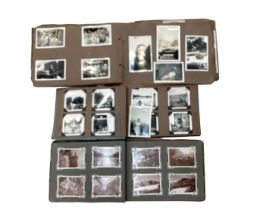 Two boxes of photographs, loose, mounted and in albums including carte de visites, 1920's to 1960's
