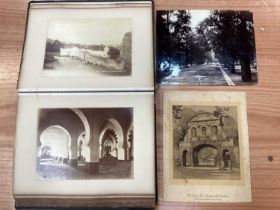 Late 19th / early 20th century photograph album of British and world scenes to include North Africa