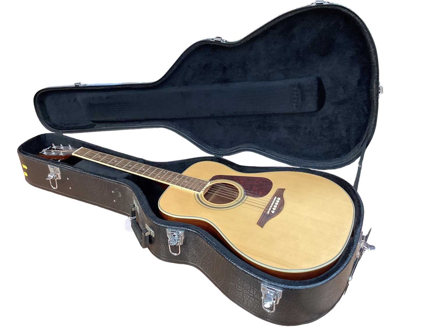 Vintage V300 acoustic guitar in case - Image 2 of 2