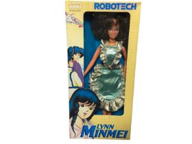 Harmony Gold (c1992) Robotech Lynn Minmei (Robotech Defence Force) 3 1/2" action figure, on card wit