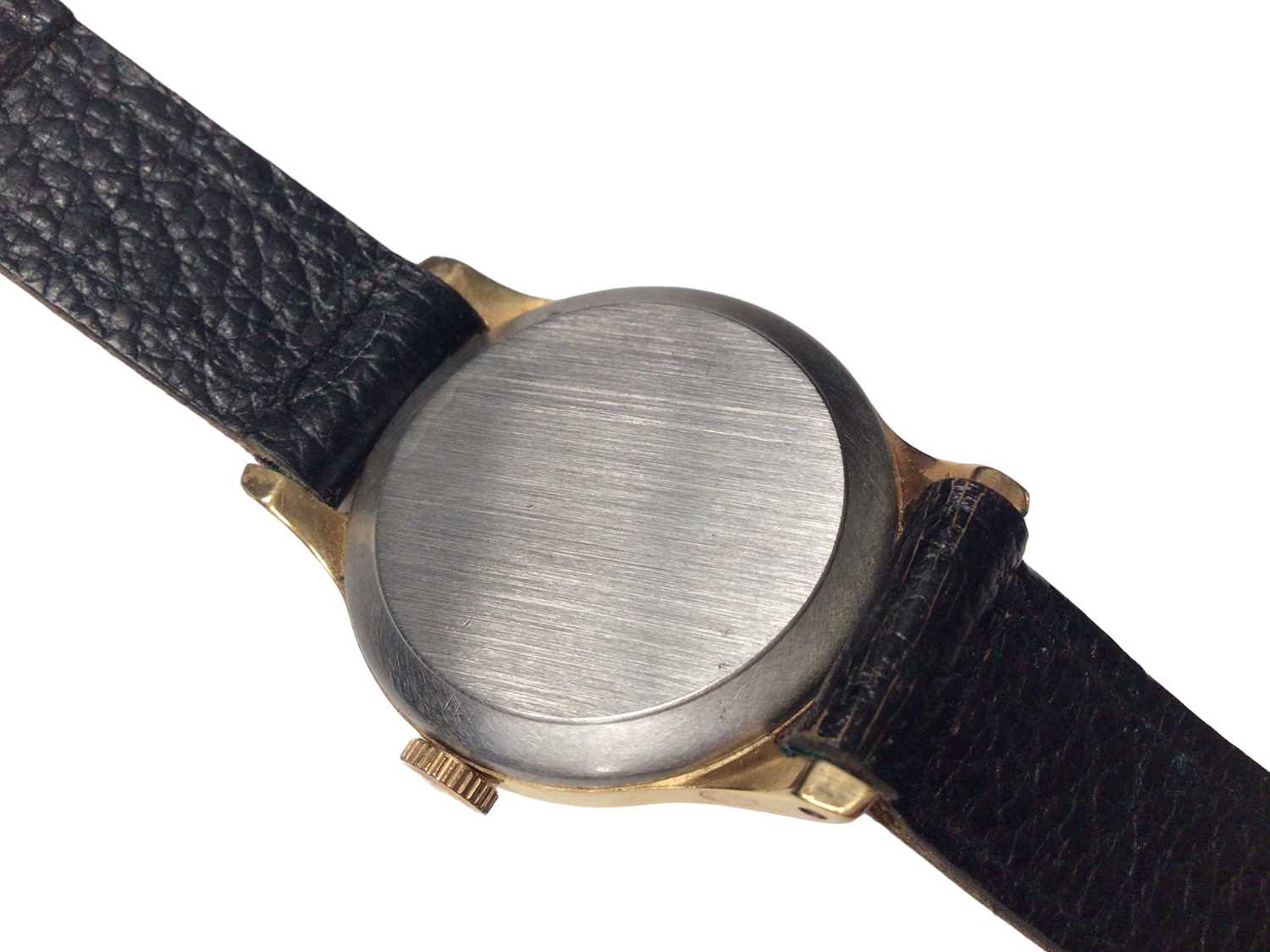 1930s 9ct gold cased W. Benson Longines wristwatch on leather strap, together with a gold plated Ing - Image 7 of 8