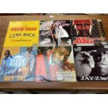 Box of approximately 90 12inch singles including Artful Dodger, Rihanna, Snoop Doggy Dogg, Jay-Z, Ou