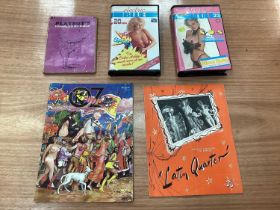 One box of vintage adult interest mags including Playboy and adult interest materials