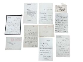 British political and military figures, signed mostly First World War period letters including Antho