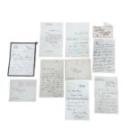 British political and military figures, signed mostly First World War period letters including Antho