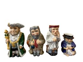 Collection of Roy Kirkham character jugs (11)