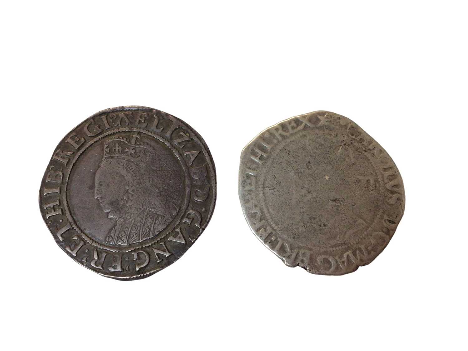 G.B. - Silver hammered coins to include Elizabeth I Shilling m/m 'A' circa 1582-1584 (N.B. Striking