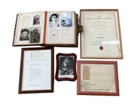 Two boxes of music and theatre ephemera and photographs relating to Norman Tattershall baritone rela