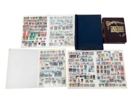 Stamps World selection including Lincoln album, Centurion album, stockbooks mint and used with
